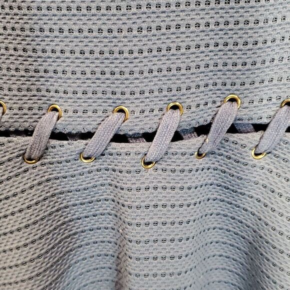 Design Lab Lord & Taylor blue skater dress - Picture 4 of 5